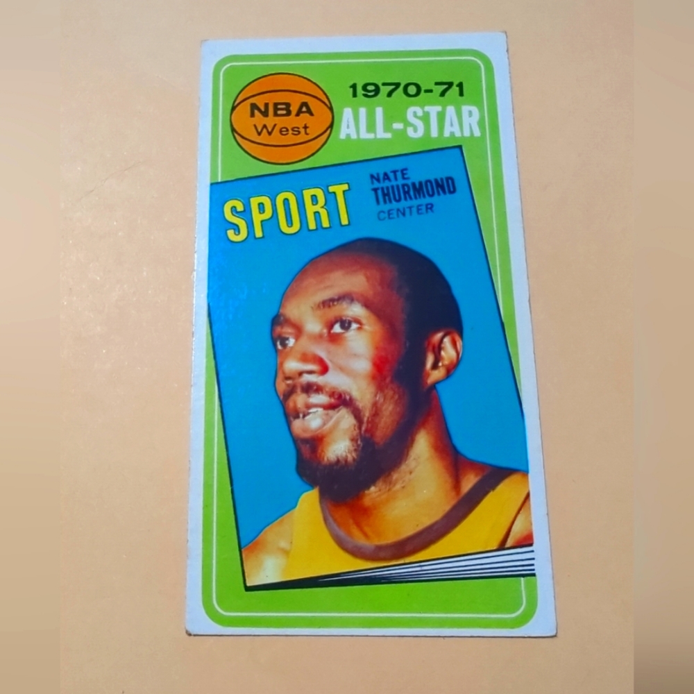 1970-71 Topps Basketball #111 Nate Thurmond "Hall of Fame" (All-Star)